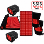 Red Light Nerve and Circulation Support Kit for Hands and Feet – 6 Devices Total LEDs: 5,616